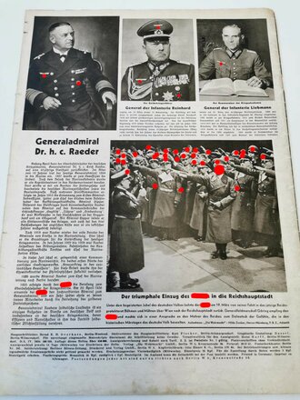 Die Wehrmacht - "Der Oberbefehlshaber des Heeres Generaloberst von Brauchitsch", Nummer 7, 29. März 1939