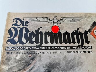 Die Wehrmacht - "Die deutsche Luftwaffe", Nummer 5, Erste Märzausgabe 1938