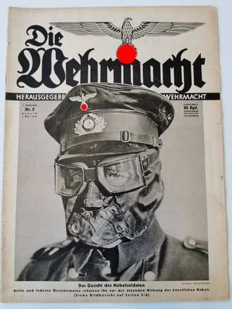 Die Wehrmacht - "Das Gesicht des Nebelsoldaten", Nummer 5, 1. März 1939
