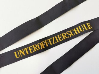 Bundesmarine, Mützenband "Unteroffiziersschule", Länge 150 cm