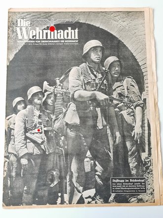 Die Wehrmacht - "Stoßtrupp im Brückenkopf", Nr. 17, datiert 16. August 1944