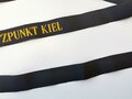 Bundesmarine, Mützenband "Stützpunkt Kiel", Länge ca 160 cm