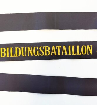 Bundesmarine, Mützenband "4 Ausbildungsbataillon 4", Länge ca 150 cm