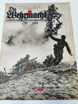 Die Wehrmacht - "Auf, marsch - marsch!", Nummer 18, datiert 30. August 1939