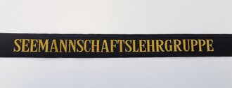 Bundesmarine, Mützenband "Seemannschaftslehrgruppe", Länge ca 150 cm