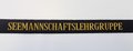 Bundesmarine, Mützenband "Seemannschaftslehrgruppe", Länge ca 150 cm