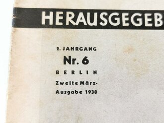 Die Wehrmacht - "Österreichische Bauern grüßen deutsche Soldaten", Nummer 6, Zweite März-Ausgabe 1938