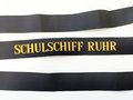 Bundesmarine, Mützenband "Schulschiff Ruhr", Länge ca 150 cm