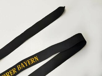 Bundesmarine, Mützenband "Zerstörer Bayern", Länge ca 150 cm