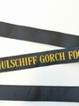 Bundesmarine, Mützenband "Segelschulschiff Gorch Fock", Länge ca 150 cm