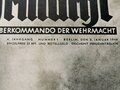 Die Wehrmacht - "Wie ein unüberwindlicher Wall", Nummer 1, datiert 3. Januar 1940