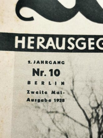 Die Wehrmacht - "Österreichische Maschinengewehr-Karrete", Nummer 10, Zweite Mai-Ausgabe 1938