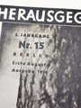 Die Wehrmacht - "Stoßtrupp vor - um Mitternacht", Nummer 15, Erste August-Ausgabe 1938