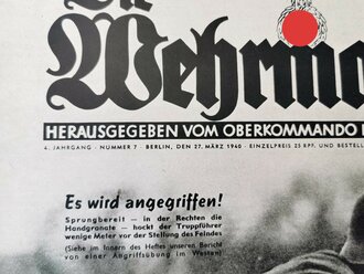 Die Wehrmacht - "Es wird angegriffen!", Nummer 7, datiert 27. März 1940