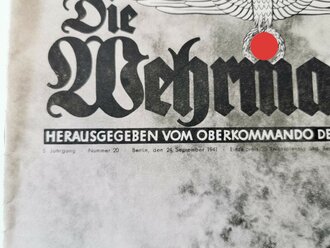 Die Wehrmacht - "Ich - oder du!", Nummer 20, datiert 24. September 1941