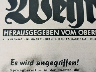 Die Wehrmacht - "Es wird angegriffen!", Nummer 7, datiert 27. März 1940