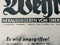 Die Wehrmacht - "Es wird angegriffen!", Nummer 7, datiert 27. März 1940