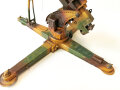 Blechspielzeug, Lineol Flak 8,8cm in Tarnbemalung . Ungereinigtes Stück, original lackiert