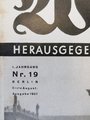 Die Wehrmacht - "700 Jahre Berlin - Soldatenstadt Berlin" Nummer 19, Erste August-Ausgabe 1937