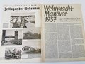 Die Wehrmacht - "Panzer, Nebel und Soldaten" Nummer 21, Erste September-Ausgabe 1937
