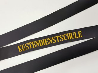 Bundesmarine, Mützenband "Küstendienstschule", Länge ca 135 cm