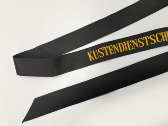 Bundesmarine, Mützenband "Küstendienstschule", Länge ca 135 cm