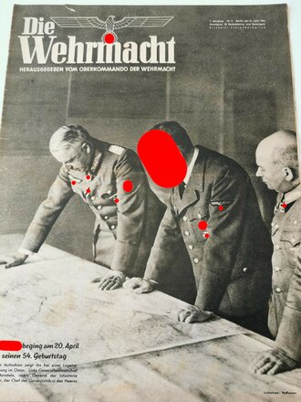 Die Wehrmacht - "Der Führer beging am 20. April seinen 54. Geburtstag" Nummer 9, datiert 21. April 1943