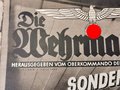 Die Wehrmacht - "Frankreichs Zusammenbruch" Sonderausgabe, datiert 6. Juli 1940