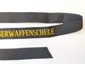 Bundesmarine, Mützenband "Unterwasserwaffenschule", Länge ca 145 cm