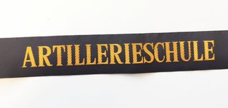 Bundesmarine, Mützenband "Artillerieschule", Länge ca 145 cm