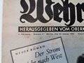 Die Wehrmacht - "Wir binden den Helm fester!" Nummer 2, datiert 15. Januar 1941