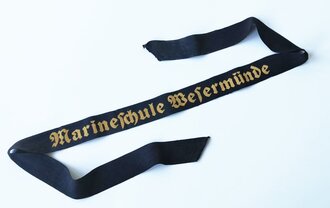 Kriegsmarine, Mützenband "Marineschule...