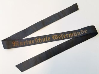 Kriegsmarine, Mützenband "Marineschule...