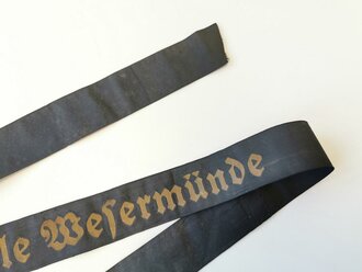 Kriegsmarine, Mützenband "Marineschule...