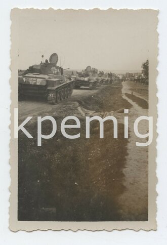 Foto Beute Panzer , 6 x 8 cm