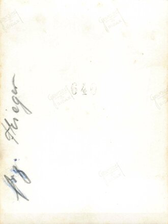 Foto eines abgeschossenem französischen Bombers, Maße 6 x 9 cm