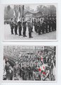 2 Fotos Rückseitig beschriftet "9er Tag 12.06.1938 - die 1. Ehrenkompanie", Maße 8 x 12 cm