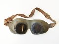 Allgemeine Schutzbrille Wehrmacht, graue Ausführung , die Gläser leicht getönt