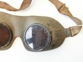 Allgemeine Schutzbrille Wehrmacht, graue Ausführung , die Gläser leicht getönt