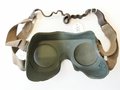 Schutzbrille "Auer Neophan" Wehrmacht, weiches Gummi , die Gläser leicht grün getönt