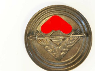 Reichsarbeitsdienst der weiblichen Jugend Brosche Maidenunterführerin, Buntmetall Bronzefarben