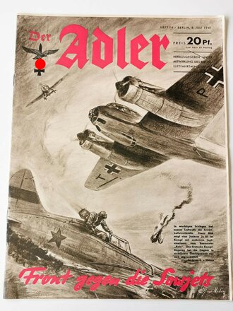 Der Adler "Front gegen die Sowjets", Heft Nr. 14, 8. Juli 1941