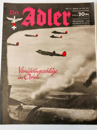 Der Adler "Vernichtungsschläge im Osten", Heft Nr. 15, 22. Juli 1941