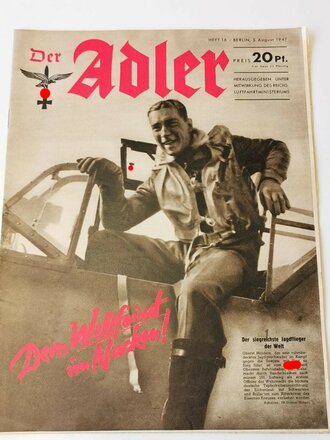Der Adler "Dem Weltfeind im Nacken", Heft Nr. 16, 5. August 1941