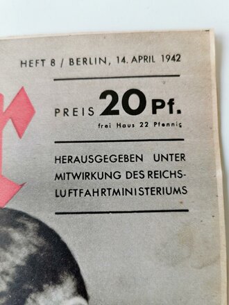 Der Adler "Der Führer und der Reichsmarschall bei Operationsbesprechung", Heft Nr. 8, 14. April 1942