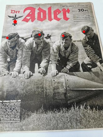 Der Adler "Der schwere Brocken rollt", Heft Nr. 19, 14. September 1943