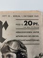 Der Adler "Großes Preisauschreiben - Kennst du unsere Luftwaffe?", Heft Nr. 20, 1. Oktober 1940