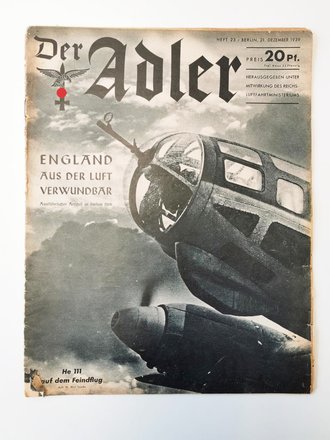 Der Adler "England aus der Luft verwundbar",...