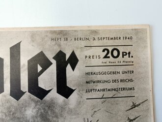 Der Adler "England im Bombenhagel", Heft Nr. 18, 3. September 1940