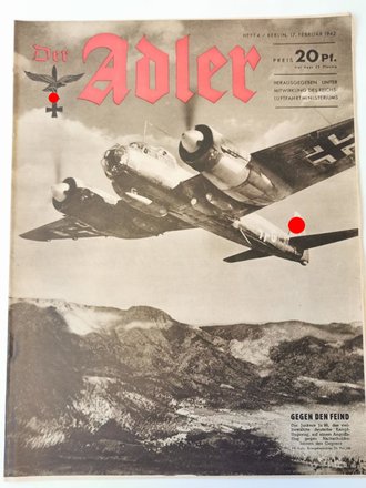 Der Adler "Gegen den Feind", Heft Nr. 4, 17. Februar 1942